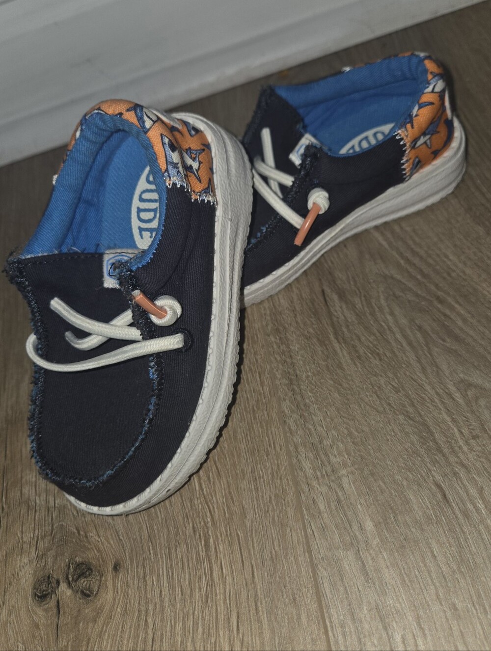 Kids HEY DUDE Shark Shoes
